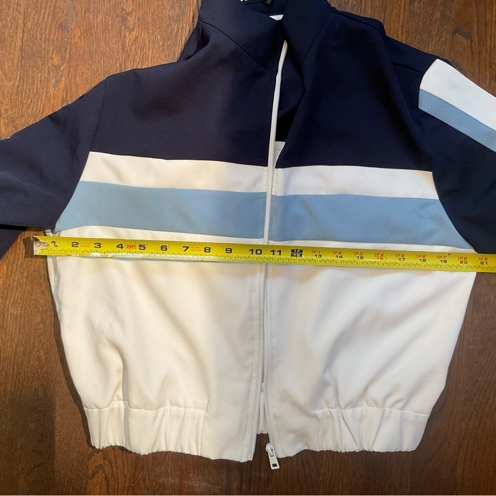 Zara Zip Front Colorblock Track Jacket Size Medium - Picture 13 of 16